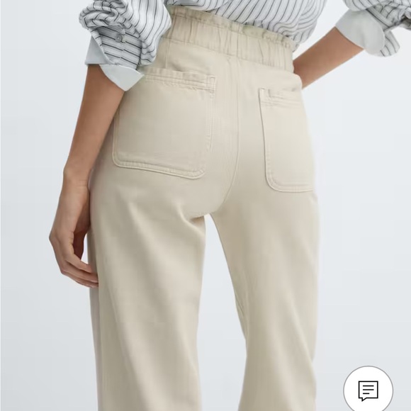 BNWT XS MANGO Highrise Tapered Jeans - Picture 5 of 9